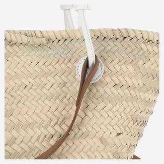 Filippo Catarzi Handcrafted Straw Shoulder Bag - Beige