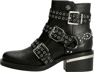 Guess Fifii Leather Fifi Boots - Dames - Cowboylaarzen - Zwart - 36 EU - Leer - Schoenen