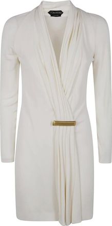 Tom Ford Mujer, Vestidos, Blanco, Talla: S