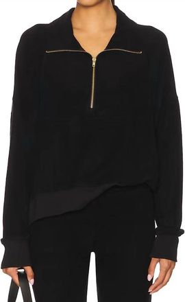 Michael Lauren Fira Raglan Pullover In Black