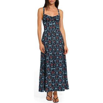 Agua Bendita Carola Cherish Cotton Maxi Sundress in White at Nordstrom, Size Medium