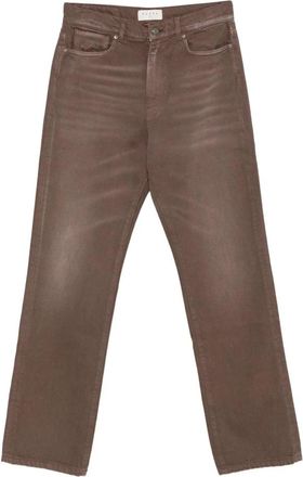 Paura Mercurio Jeans met faded effect - Heren - Regular Fit Jeans - Bruin - W32 - Katoen - Jeans