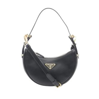 Prada Pre-owned Vintage Schoudertas - Dames - Pre-owned - Zwart - Maat: ONE Size Leer