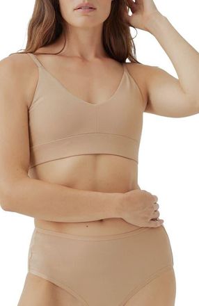 Pact Everyday Classic T-Shirt Bra in Sesame at Nordstrom, Size Xx-Large