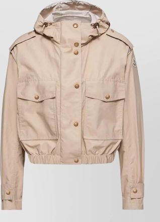 Moncler hooded cropped jacket