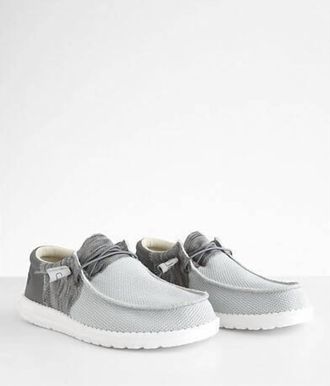 Hey Dude Mens Wally Sox Shoes In Funk Slate