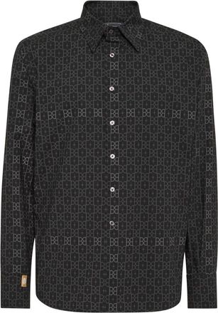 Billionaire Boys Club Overhemden, Heren, Blauw, 4Xl, Katoen, Silver Cut Shirt BB Checks