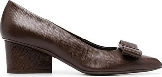 Ferragamo Ladies Brown Heels, US Size 6.5