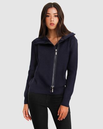 Belle & Bloom Brothers Zip Front Jumper