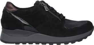 Waldl&auml;ufer Brede pasvorm damessneakers - Zwart - Dames - Sneakers - Zwart - 38 EU - Su&egrave;de - Schoenen