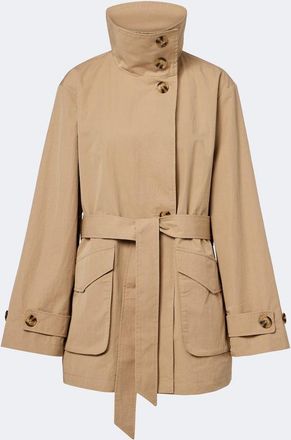 Varley Celina belted cotton-blend jacket