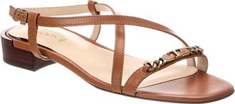 Tod's Tods Logo Leather Sandal