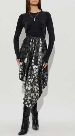 Maison Margiela Top With Decorative Stitching, Womens, Black