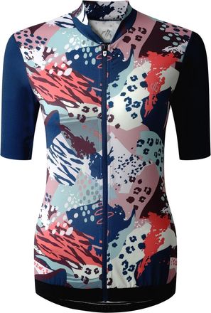 Dare 2B Dare 2B Dames/Dames AEP Stimulus III Animal Print Jersey (Marine/Multikleurig)