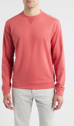 Johnnie-O Willard Crewneck Sweatshirt in Cherry Pie at Nordstrom, Size Xx-Large
