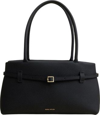 Manu Atelier Buckle-strap Tubular-handles Tote Bag