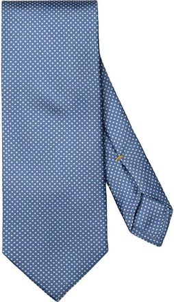 Eton Polka Dot Silk Tie in Navy at Nordstrom