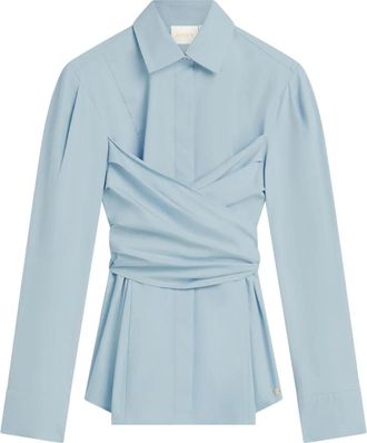 JOSH V Luann Blouse - Dames - Overhemden - Blauw - 2XL - Katoen - Overhemden