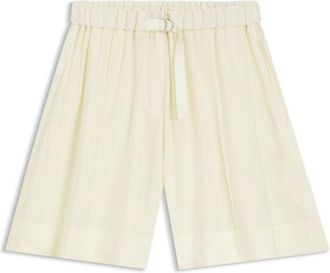 BOSS Wide-leg Bermuda shorts with elasticized waistband