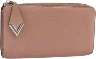 Louis Vuitton Pre-owned Vintage Lange Portemonnee - Dames - Vintage Accessoires - Roze - ONE Size - Leer - Vintage