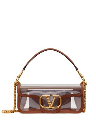 Valentino Garavani Loc&ograve; shoulder bag - Brown