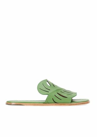 Staud Womens Palm Sandal In Leaf
