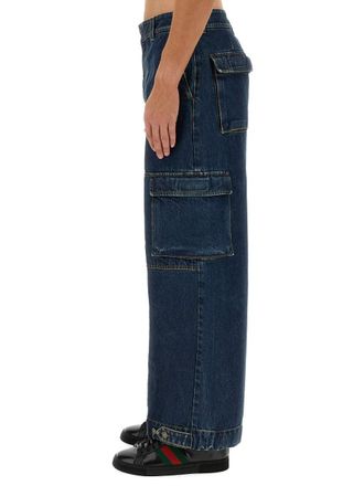 Gucci Cotton Jeans - Blue