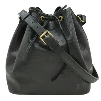Louis Vuitton Pre-owned Bucket Bags, female, Black, Size: ONE SIZE Pre-owned Epi Shoulder Bag
