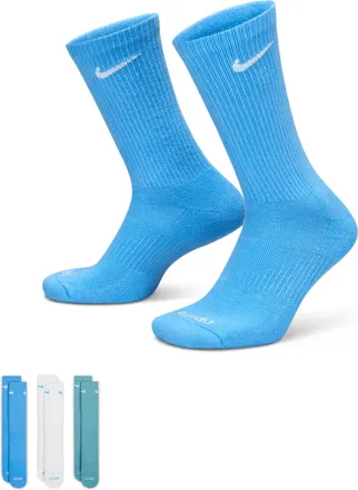 Nike Unisex Everyday Plus Cushioned Training Crew Socks (3 Pairs) in Multicolor | SX6888-937