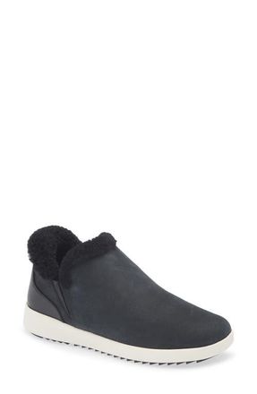 Olukai Kamau Waterproof Genuine Shearling Sneaker in Lava Rock/lava Rock at Nordstrom, Size 7