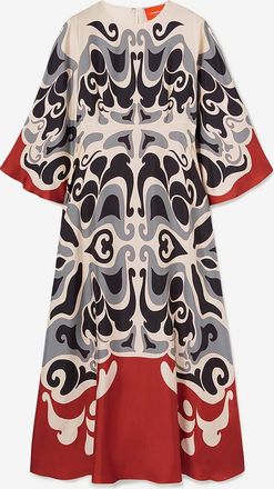 La DoubleJ Langes Seidentwillkleid Long Sorella Phoenix Plac&eacute;e