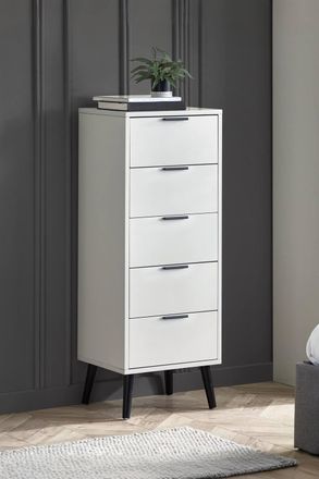 Julian Bowen Alba 5 Drawer Chest in Grey