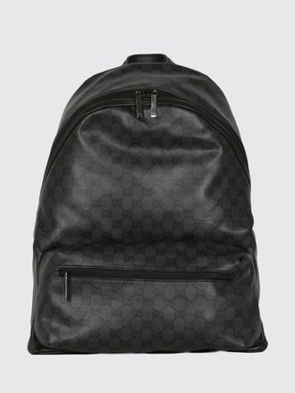 Gucci Zaino in cotone spalmato con motivo Monogram GG e spallacci regolabili