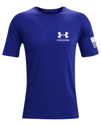 Under Armour Mens New Freedom Flag T-Shirt, (400) Royal / / White, XXL