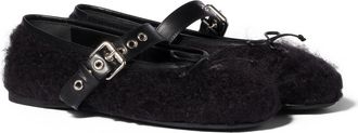 Miu Miu Mohair Ballerinas, Woman, Black, Size 35,5