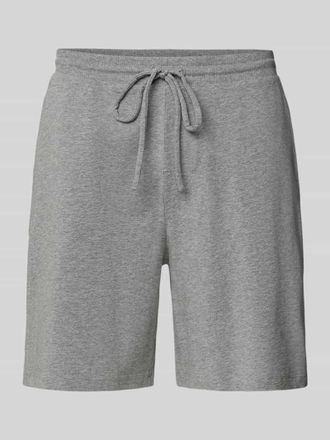 Joop Sweatshorts mit elastischem Bund und Kordelzug in Mittelgrau Melange, Gr&ouml;&szlig;e XXL