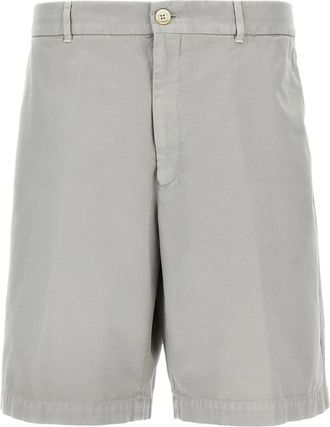 Brunello Cucinelli Bermuda in cotone - Grigio