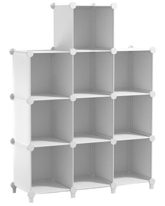 Sorbus Set Of 10 Cube Storage Organizers