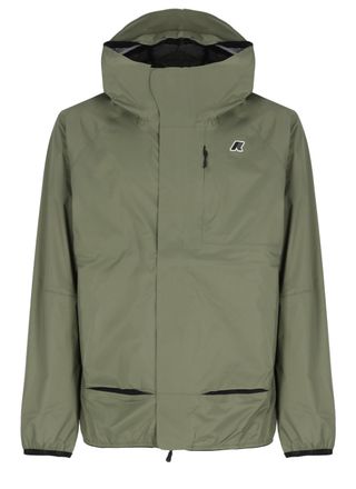 K-Way Army Green Roche Hooded Jacket