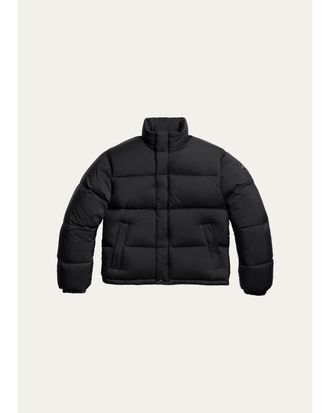 Canada Goose Mens Sterling Quilted Down Short Nylon Puffer Jacket