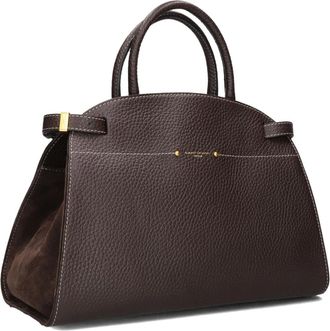 Gianni Chiarini Tassen, Dames, Bruin, ONE Size, Wol, Bruin leren schoudertas Farah