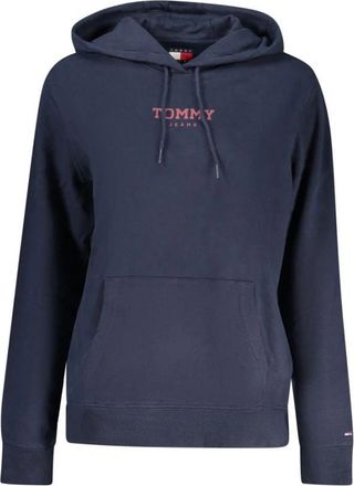 Tommy Hilfiger Hooded Sweatshirt - Dames - Hoodies - Blauw - XS - Katoen - Hoodies & sweatvesten