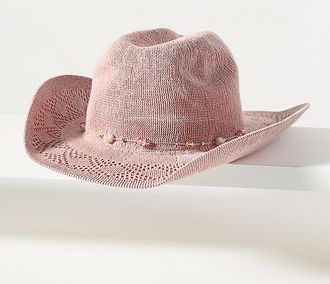 Wyeth Nyc Beaded Nubby Rancher Hat