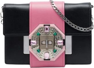 Prada Pre-owned Vintage Crossbody Bag - Dames - Vintage Schoudertas - Veelkleurig - ONE Size - Leer - Vintage