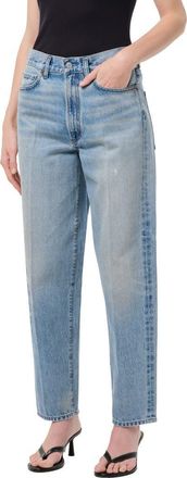 A Gold E 80s High Waist Tapered Jeans in Orbital Medium Vin at Nordstrom, Size 25