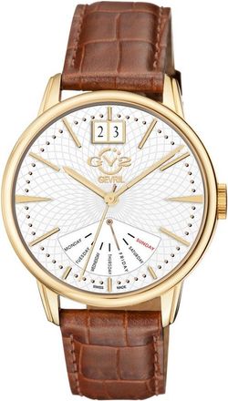 Gevril Group Rovescio White Dial Mens Watch 56204