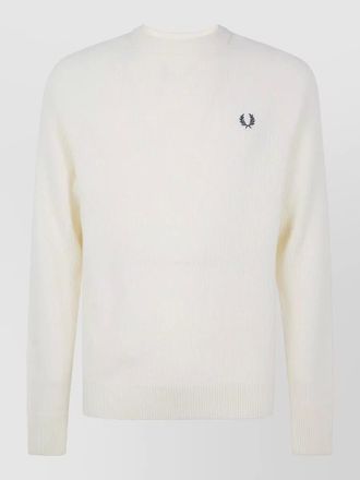 Fred Perry lambswool raglan jumper crew neck
