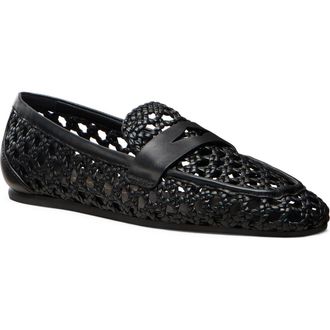 Stuart Weitzman Thea Penny Loafer in Black at Nordstrom, Size 7
