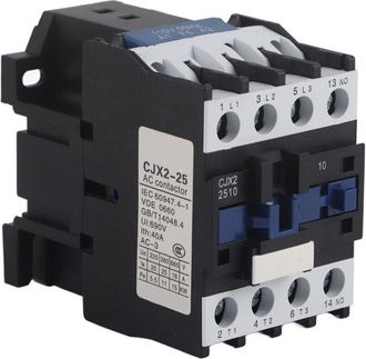 OEM Contactor El&eacute;ctrico De Ca De 25 A, Contactos De Aleaci&oacute;n De Plata, Montaje Con Tornillo M5, Normalmente Abierto, Tensi&oacute;n De Ca De 110 V