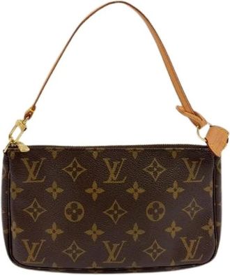 Louis Vuitton Pre-owned Shoulder Bags, female, Brown, Size: ONE SIZE Pre-owned Leather Shoulder Bag